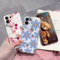 For Vivo Y29 4G Y29S 5G Phone Case Lovely Flowers Bear TPU Transparent Silicone Back Cover For Vivo Y 29 4G Y 2 9 S 5G Funda. 