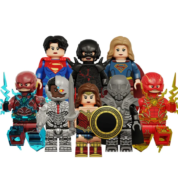 【Innovative design】Compatible with LEGO Super Heroes Flash Wonder Woman ...
