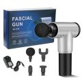 Portable Electric Fascial Gun Massage Tool for Pain Relief | Mini Gun Massager with 4 heads | Massager For Pain Relief & Recovery | Portable Handheld Electric. 
