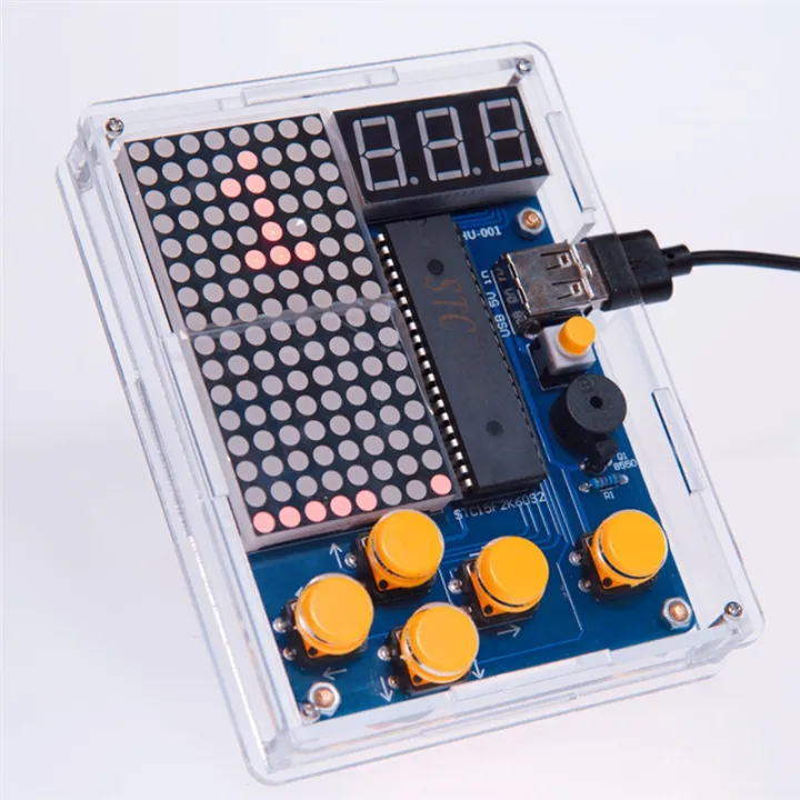 51 Microcontroller Game Console DIY Solder Project Game Kit ...
