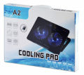 Dual Fan Adjustable Laptop Notebook Cooling Pad A2. 