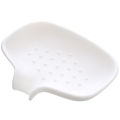 Japanese-style silicone soap box drain diversion type punch-free shelf toilet creative soap box. 