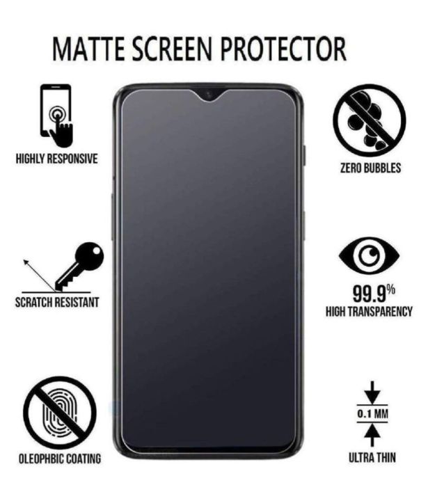 Samsung Galaxy M31 Stylish Full Cover Matte Texture Tempered Glass