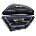 Black Motorcycle  Side Cover Frame Side Covers Panels for Suzuki GN125 GN 125. 