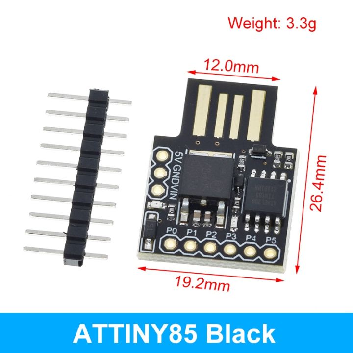 Blue Black Tiny85 Digispark Kickstarter Development Board Attiny85 ...