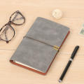 Travel Journal Notebook Vintage Retro Handmade Leather Lined Journal Refillable Note Book for Taking Notes. 