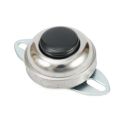 Car Rocker Toggle Round Metal Push Buttom Leg Horn Switch Mushroom Head Push Button Momentary Switch Push On-Realise 2PIN 23_280L. 
