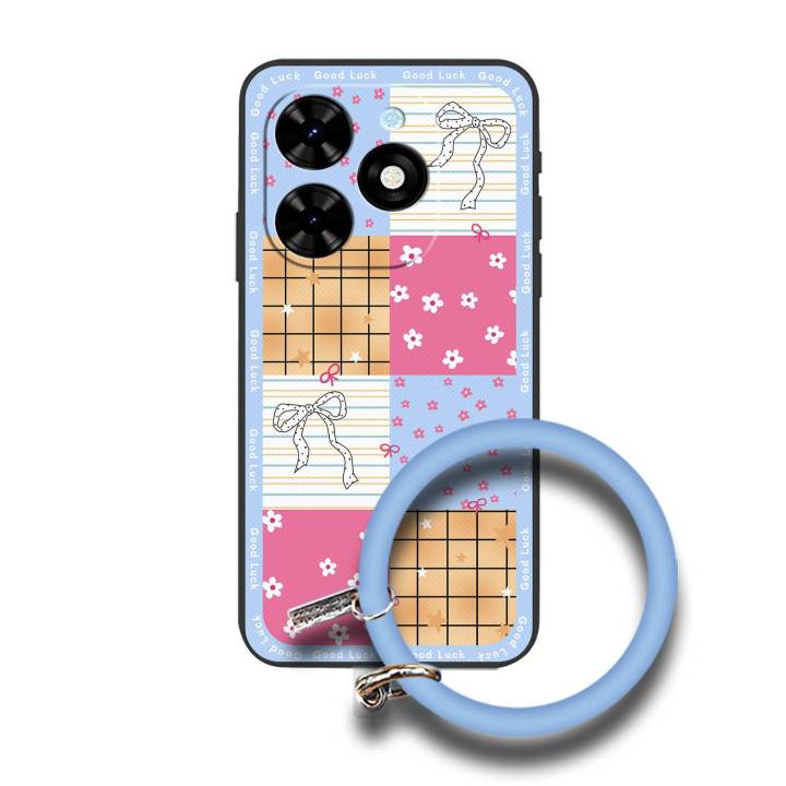 Protective%20Waterproof%20Phone%20Case%20For%20infinix%20Smart10%20HD/X6525D%20Ring%20Back%20Cover%20Bracelet%20Funny%20Personality%20Dirt-resistant%20-%20Image%205