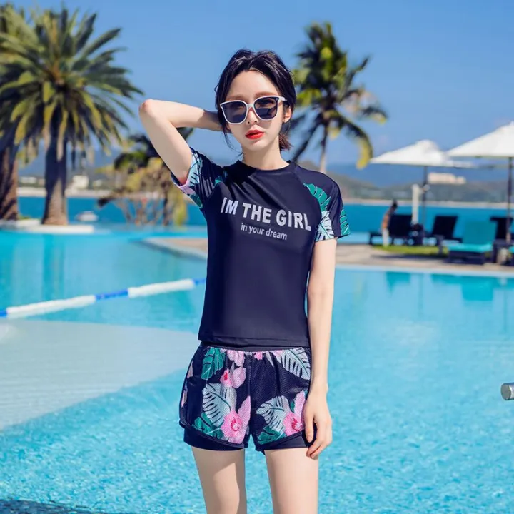 New%20Swimsuit%20Female%20Dress%20Split%20Boxers%20Korean%20Style%20Fresh%20Student%20Girl%20Hot%20Spring%20Swimming%20Suit%20-%20Image%203