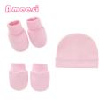 Baby Gloves Socks Set Soft Knit Newborn Baby Hat Socks Gloves Set Warm Photography Props for Infants Anti-scratch Bonnet Beanie Set Baby Hat Set. 