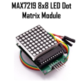 MAX7219 8x8 LED Dot Matrix Module 64 LEDs Red for Arduino. 