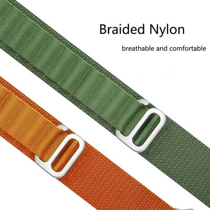 Alpine%20Loop%20Straps%20For%20Apple%20Watch%20Ultra%2049mm%20/%20Watch%207%2045mm%20/%20Watch%208%2045mm%20/%20Watch%20SE%202022%2044mm%20%7C%20Woven%20Nylon%20Loop%20Watch%20Straps%20%7C%20Watch%20Band%20%7C%204Colors%20%7C%20Smart%20Watch%20Strap%20%7C%20Ultra%20Series%20-%20Image%202