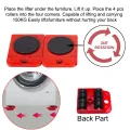 Heavy Duty Furniture Lifter Transport Tool Furniture Mover Wheel Bar for Lifting Accessories Furniture Mover Tool Lifter Sliders Kit Profession Heavy Furniture Roller Furniture Mover Tool Set Wheel Bar Mover Device Max Up for 150Kg/ 330 Lbs Furniture Lift. 