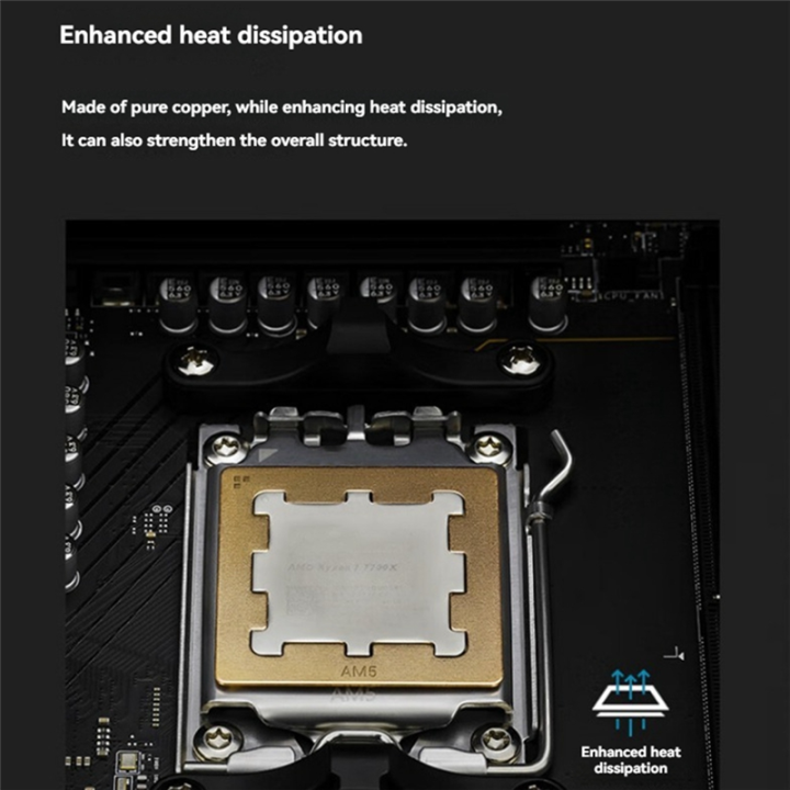 AM5 CPU Contact Frame Copper Full Surround Frame Better Cooling CPU ...