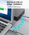 USB-C to USB 3.0 Adapter Converter Type-C Female to USB-A Male Support Data Transfer and Fast Charging for Devices. 