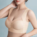 Beautiful back bra seamless bra gathered bra push up girl underwear. 