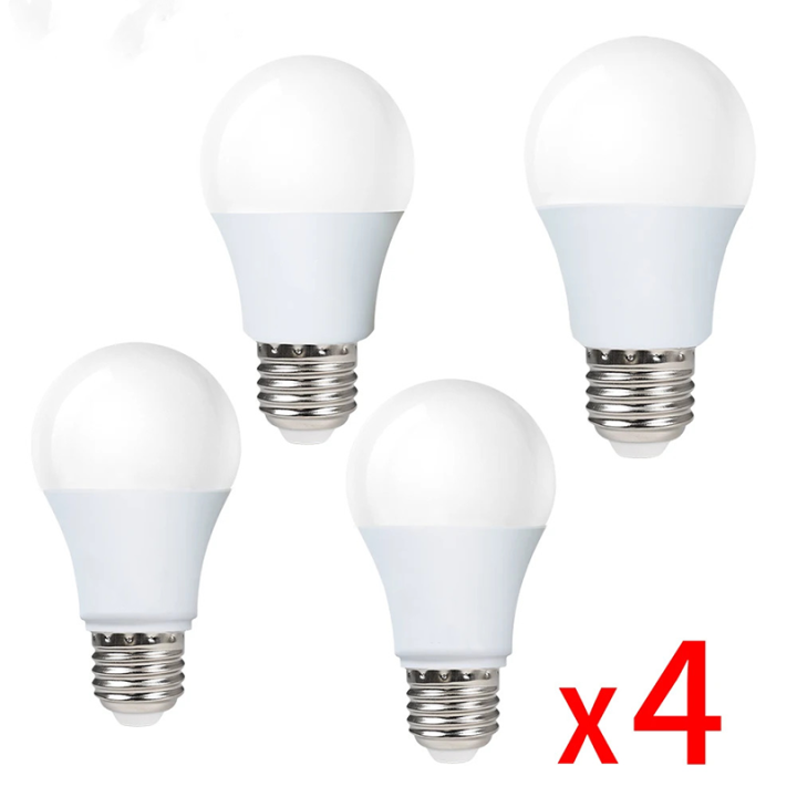 4pcs E27 LED Bulb Lamps AC 220V D2835 3W 6W 9W 12W 15W 18W Lampada Led Light Bulbs Living Room Home Indoor LED Bombilla