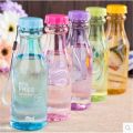【WEJA】500MLCreative Candy Color Drop-proof Soda Bottle Plastic Frosted Sealed Water Bottle Portable Sports Water Cup Transparent. 