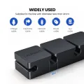 Ugreen Cable Clips Organizer Silicone USB Cable Winder Flexible Cable Management Clips Cable Holder For Mouse Headphone Earphone. 