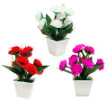 Artificial Potted Flower For Home School Office Desk Decoration Room Decorations Items For Girls Flower Bouquet. 