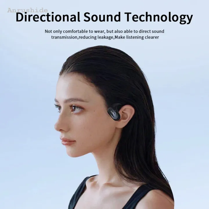 1MORE S20 Cuffie Wireless, Open Ear Auricolari Dual-Core Bluetooth 5.4, ENC 4 Microfoni, 30 Ore di Riproduzione, Hi-Res Stereo Audio, Resistenza acqua IPX5, Cuffie Conduzione Ossea (Blu