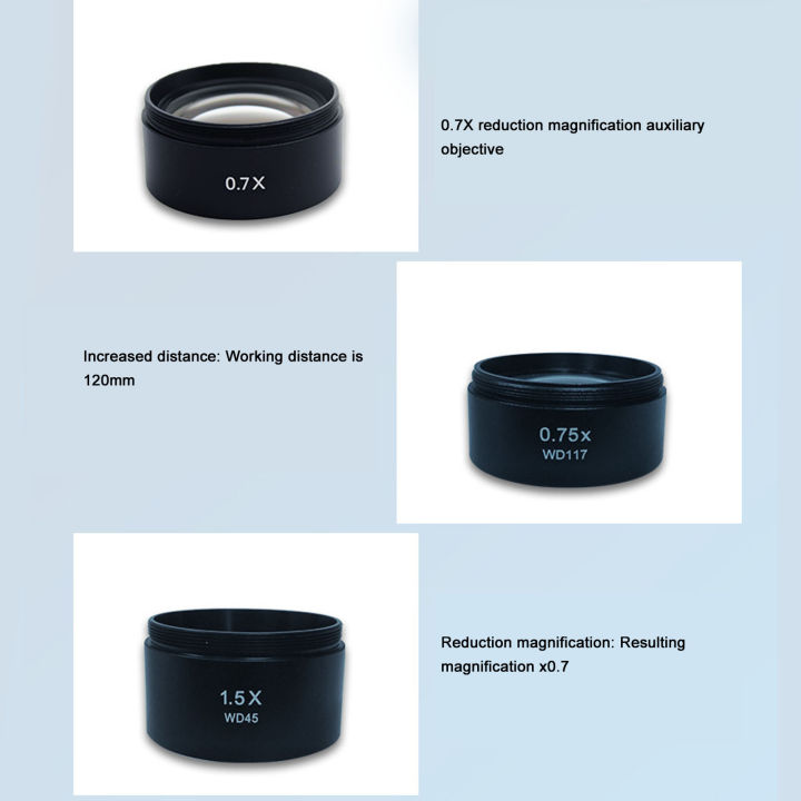 0.7X%20Stereo%20Microscope%20Objective%20Lens%20HD%20Large%20View%20Objective%20Lens%20Accessory%20-%20Image%203