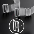 Plastic Buckle Bra Straps Belt Women's Elastic Transparent Silicone Adjustable Invisible Intimates Women Accessories. 