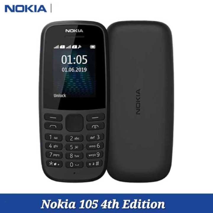 Nokia 105 Nokia Phone Dual Sim 4th Edition With Warranty Phone Nokia Button Phone Keypad Phone 4G Long Battery Flashlight Radio