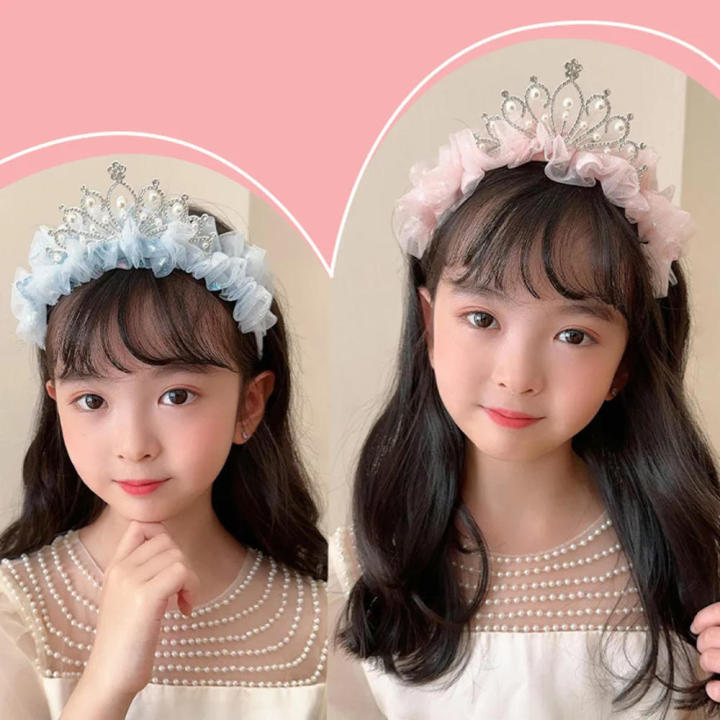 New%20Cute%20Crown%20Cat%20Rabbit%20Ear%20Headband%20Baby%20Girl%20Pink%20Lace%20Headband%20Korean%20Children's%20Princess%20Children's%20Hair%20Accessories%20-%20Image%203