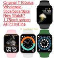 Genuine T100 plus Watch 7 Smart Watch T100plus SmartWatch Bluetooth music Remote Photo Dialing Message Reminder Sports. 