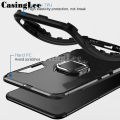 For Realme C55 Case Shockproof Armor Stand with Holder Car adsorb Ring Back Cover Casing hp For Realme C55 Phone cases. 