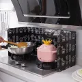 Gas Stove Shield Cover Folding Non- Splash Screen Anti Splatter Durable Cooking Kitchen Splash Protector Aluminum Wall. 