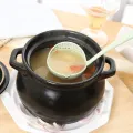 New Soup Spoon Long Handle Kitchen Strainer Solid Color Cooking Colander Kitchen Scoop Plastic Tableware Colander Hot. 
