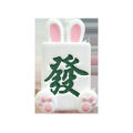 Car Aromatherapy Mahjong Fortune Rabbit Air Outlet Fragrance Fragrant Stone Car Interior Decoration Decoration Ointment Ornament Decoration. 