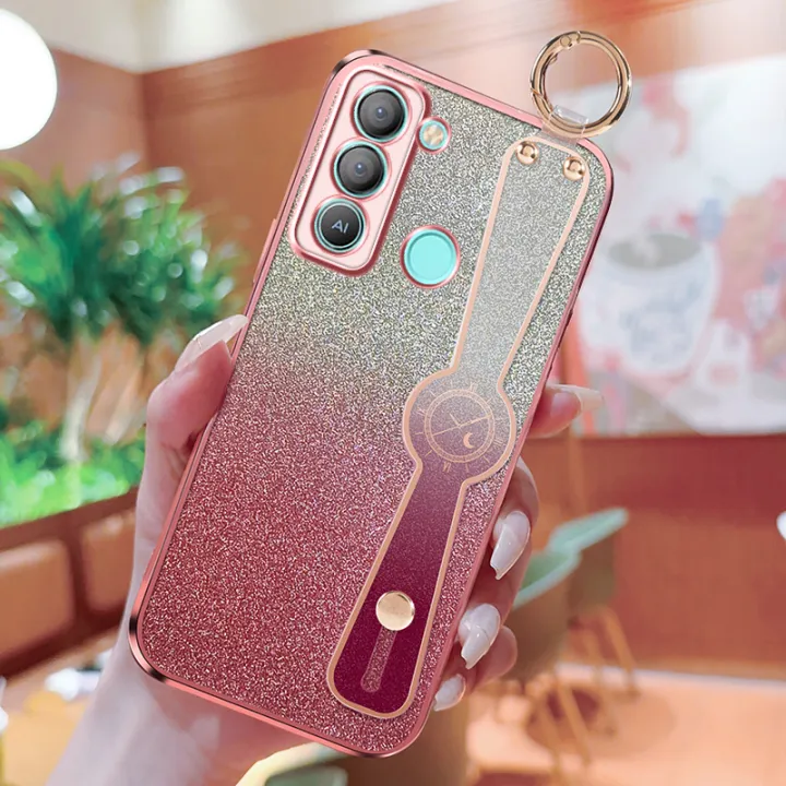 For%20Tecno%20POP%205%20LTE%20BD4%20BD4i%20BD4a%20Pop%205%20Pro%20BD4j%20BD4h%20Flash%20powder%20electroplating%20Wrist%20strap%20bracket%20Phone%20Case%20Whit%20lanyard%20-%20Image%202