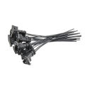 8Pcs Fuel Injector Connector Wiring Plugs Clips for EV1 OBD1 Pigtail. 