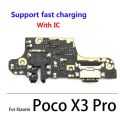 USB Board Charger Charging Dock Port Plug Flex Cable For Xiaomi POCO X3 NFC Pro Mainboard Main Board Connect Flex Cable. 