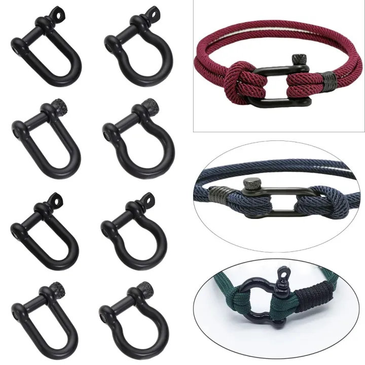 Stainless%20Steel%20Carabiner%20D%20Shackle%20Fob%20Key%20Ring%20Keychain%20Hook%20Screw%20Joint%20Connector%20Buckles%20Outdoor%20Bracelet%20Buckle%20-%20Image%205