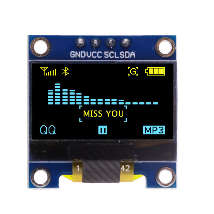 0.96%20inch%20IIC%20Serial%204pin%207Pin%20White/Blue/%20OLED%20Display%20Module%20128X64%20I2C%20SSD1306%20LCD%20Screen%20Board%20for%20arduino%20oled%20-%20Image%204