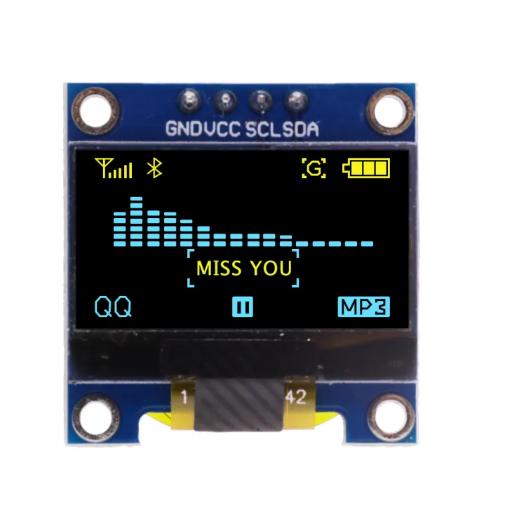 0.96%20inch%20IIC%20Serial%204pin%207Pin%20White/Blue/%20OLED%20Display%20Module%20128X64%20I2C%20SSD1306%20LCD%20Screen%20Board%20for%20arduino%20oled%20-%20Image%204