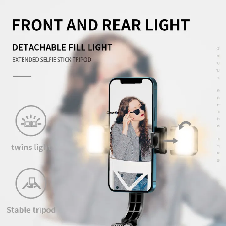 FANGTUOSI Foldable Wireless Bluetooth Selfie Stick Tripod with ...