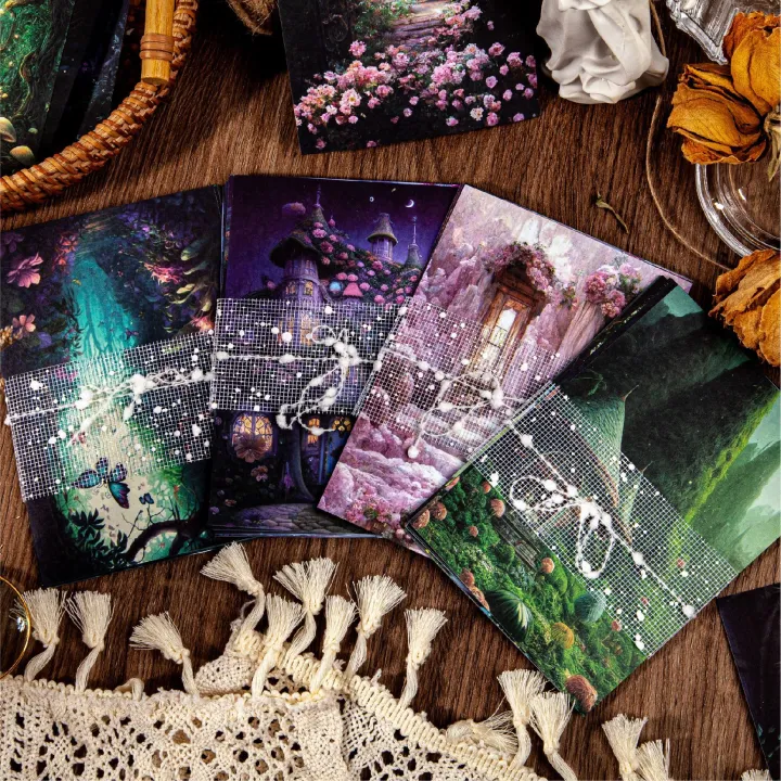 Sweet%20Journal%2020PCS%20Dream%20Forest%20Series%20Basic%20Material%20Paper%20DIY%20Junk%20Journal%20Album%20Journaling%20Planner%20Diary%20Crafts%20Scrapbooking%20-%20Image%204