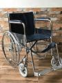 Softa Care Wheel Chair Chromed steel frame, fixed armrest, Fixed footrest. 