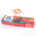 Disney Frozen Double Cartoon Stationery Box + Calculator Student Creative Multifunctional Pencil Box School Supplies Gift. 