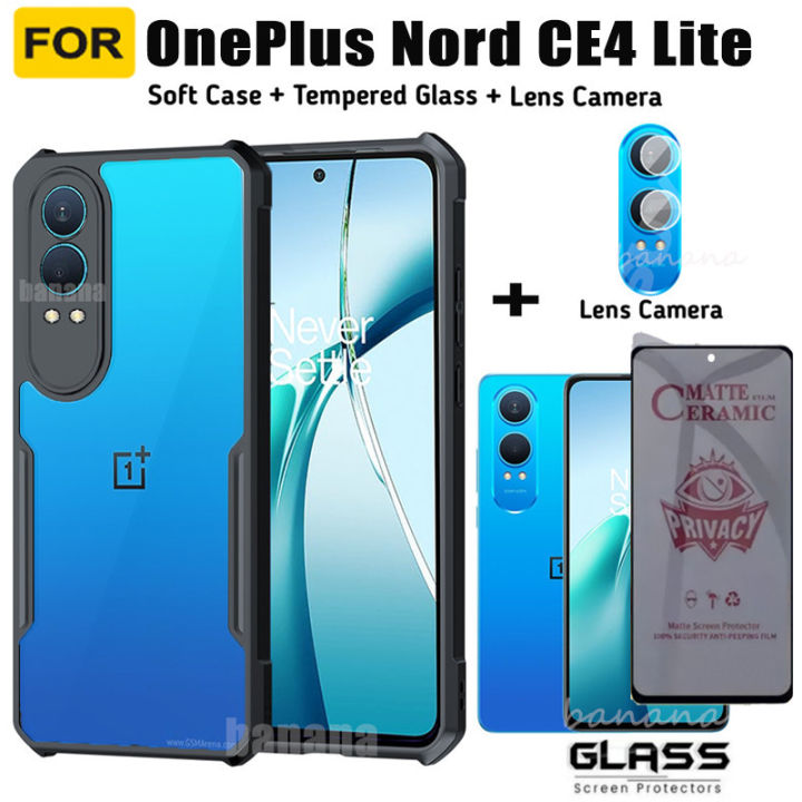 KUSINHOKA Case For OnePlus Nord 4 2 Pack Screen Protector Tempered Glass,Anti Scratch,Drop Protection,Non Slip Soft TPU Thin Full Body Protective Phone Cover,Black - View #8