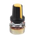 5pcs 10K OHM 3 Terminal Linear Taper Rotary Audio B Type Potentiometer. 
