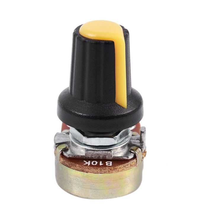 5pcs%2010K%20OHM%203%20Terminal%20Linear%20Taper%20Rotary%20Audio%20B%20Type%20Potentiometer%20-%20Image%203