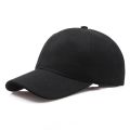 Plain White Baseball Hat Men Women Unisex Black and White Plain Cap Black Cap. 