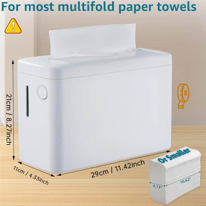 Commercial%20Countertop%20Paper%20Towel%20Dispenser%20Bathroom%20Hand%20Towel%20Dispenser%20Multifold%20Trifold%20White%20-%20Image%204