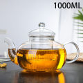 Heat Resistant Glass Tea Pot,Glass Teapot With Infuser Tea Leaf Herbal Coffee Pot Tea Set Practical Bottle Flower TeaCup. 